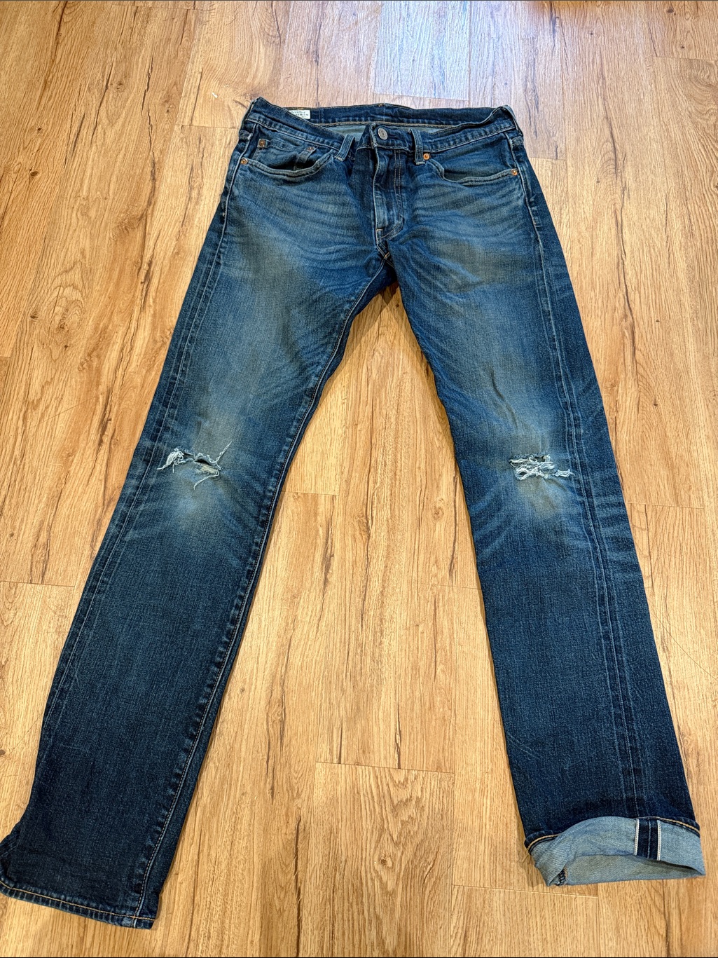 Levi’s Premium Distressed Selvage Denim Big E